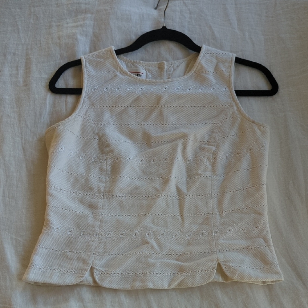 Vintage Talbots Fitted Button-back Top